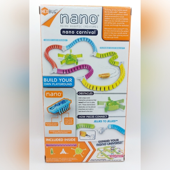 Hexbug Nano Carnival New Lot Tracks Cells Hexbugs Bugs Collection Ships Fast - Picture 5 of 5